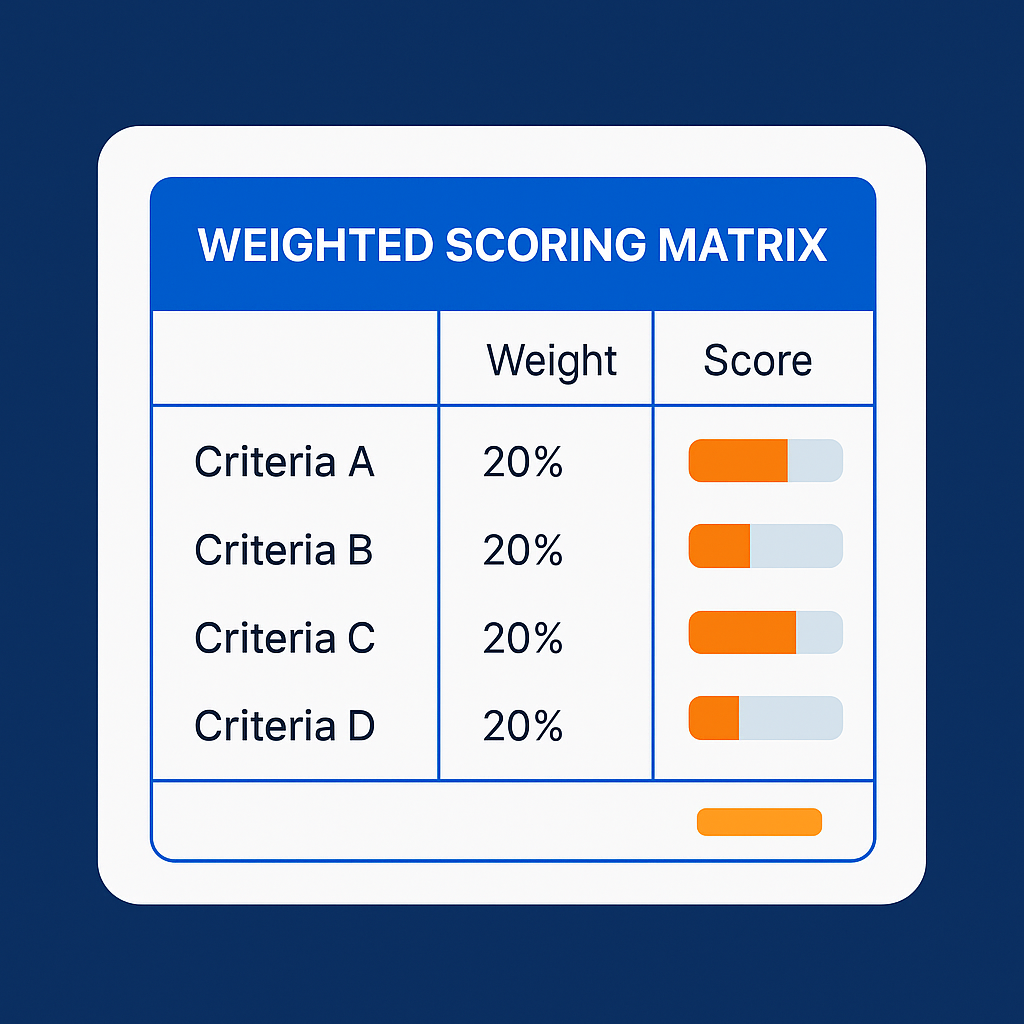 Weighted Scoring Model